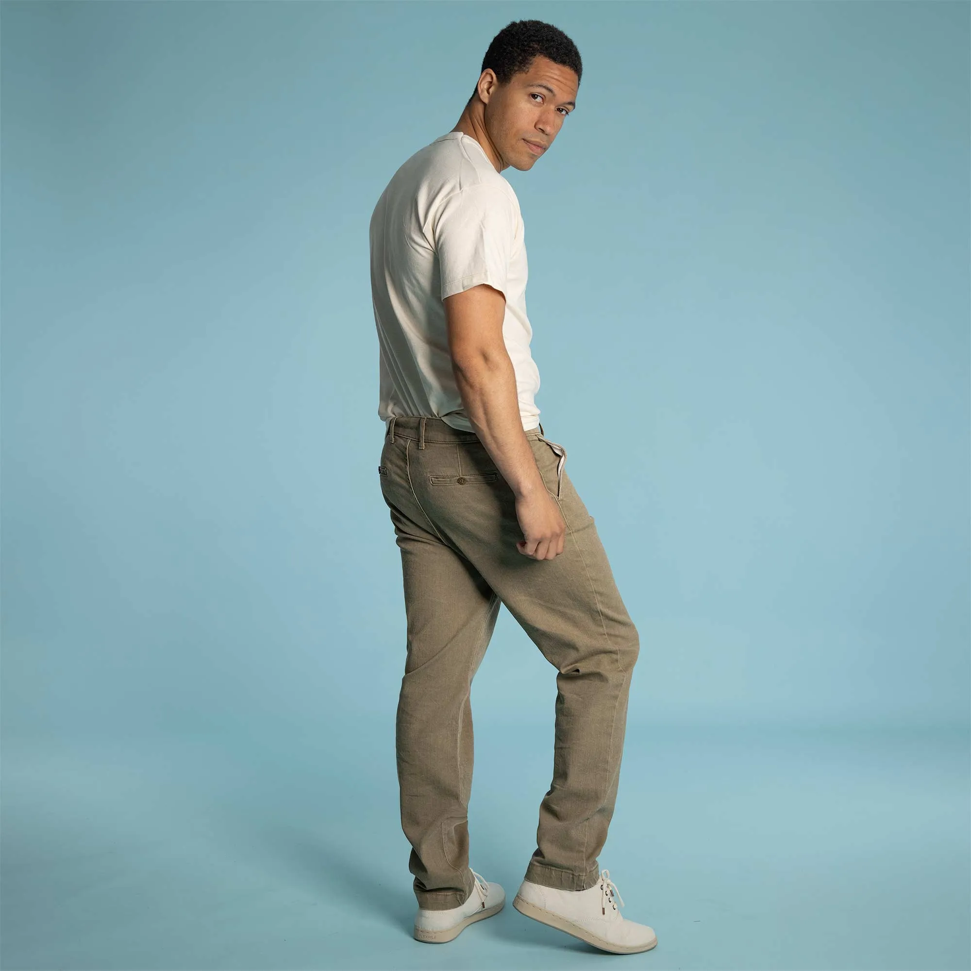 MAC 99% Organic Cotton Comfort Stretch Chinos (Natural Clay Dyed)