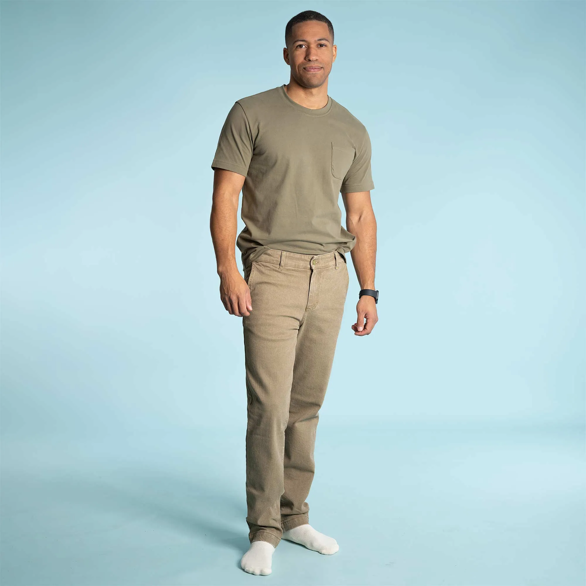 MAC 99% Organic Cotton Comfort Stretch Chinos (Natural Clay Dyed)