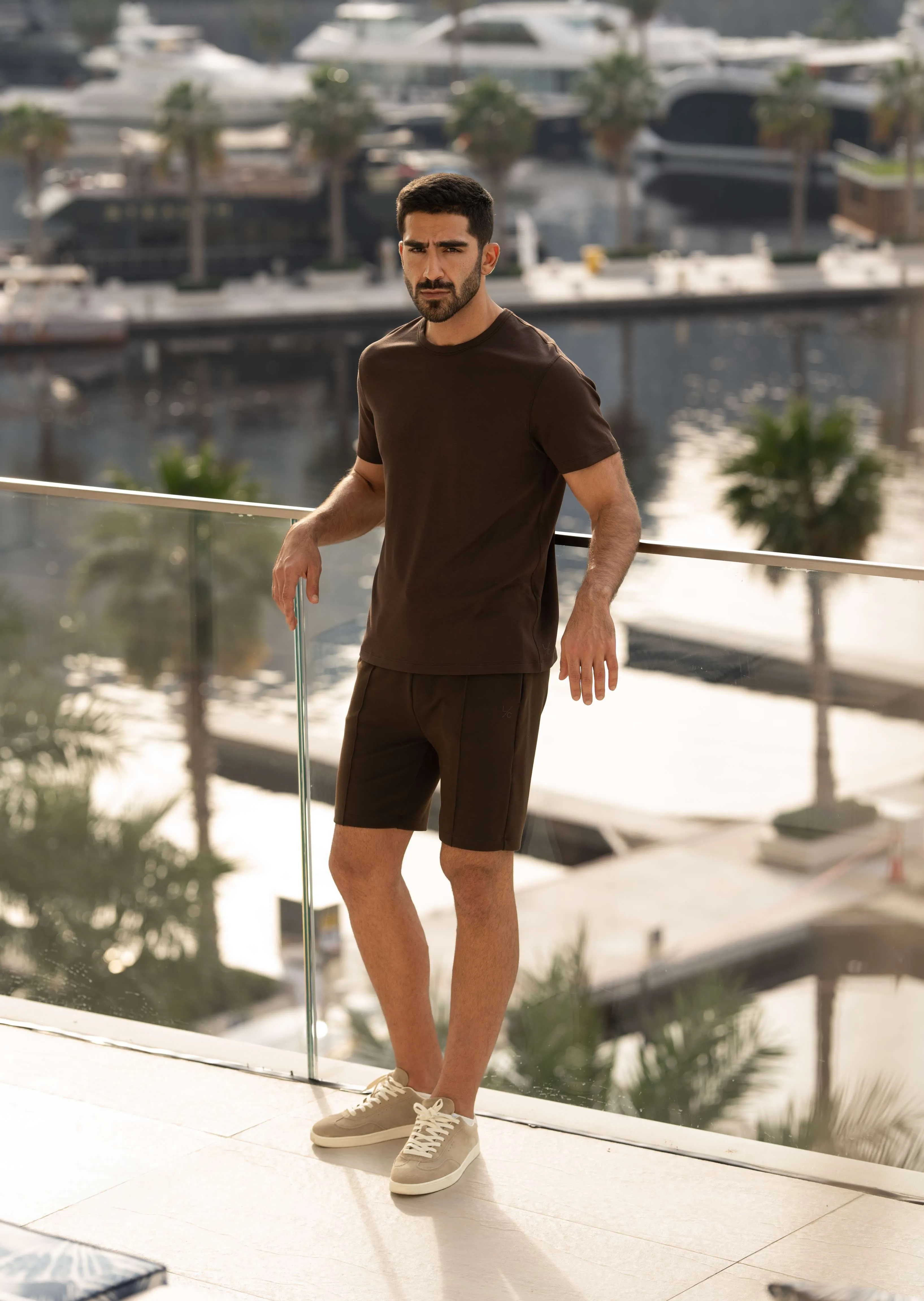 Mens All Around Lounge Shorts Coffee