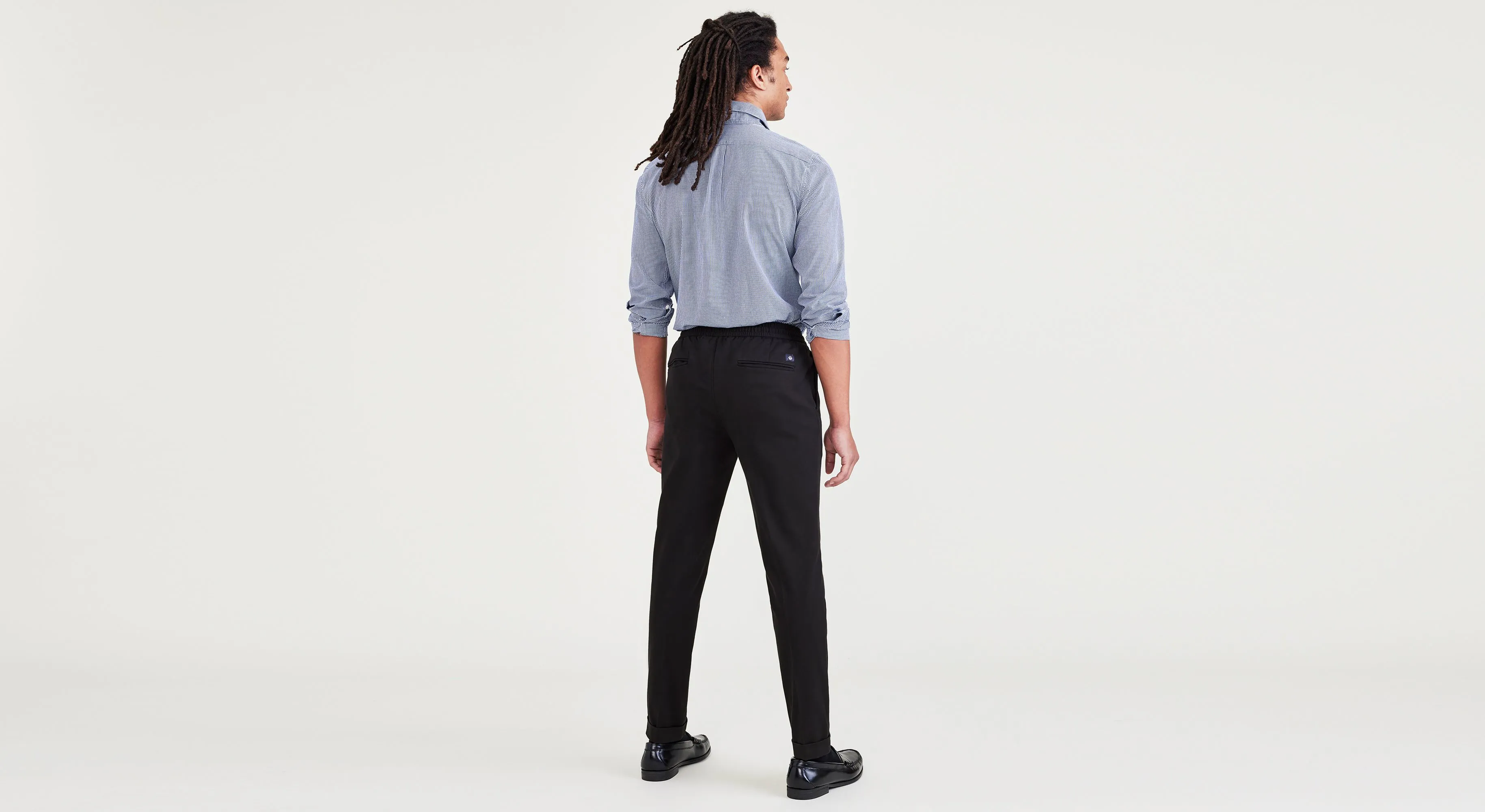 Men's Slim Tapered Fit Refined Pull-On Pants