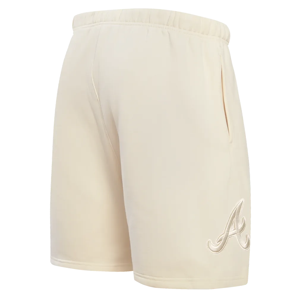 MLB ATLANTA BRAVES NEUTRAL MEN'S SHORT (EGGSHELL)