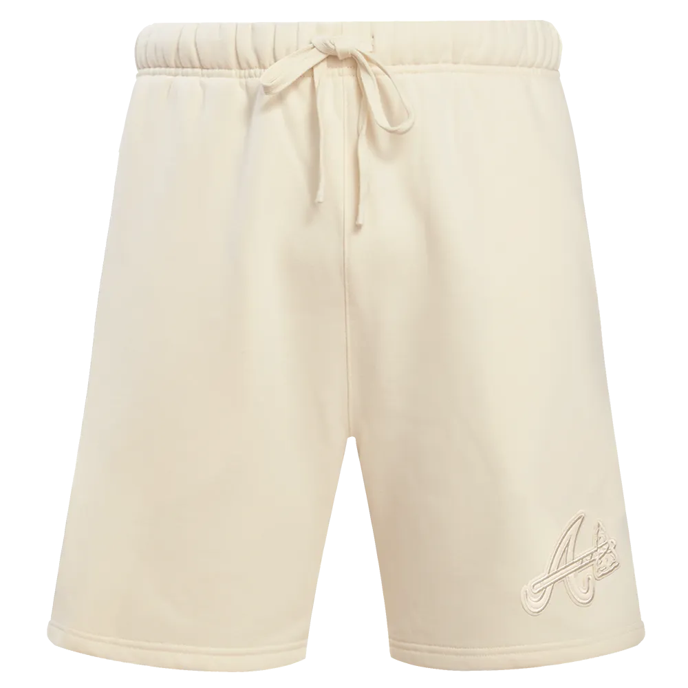 MLB ATLANTA BRAVES NEUTRAL MEN'S SHORT (EGGSHELL)