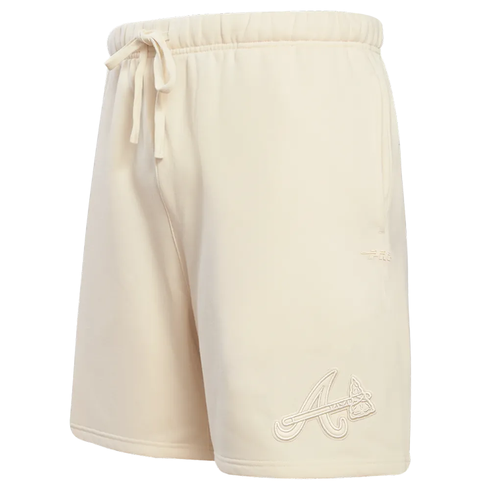 MLB ATLANTA BRAVES NEUTRAL MEN'S SHORT (EGGSHELL)