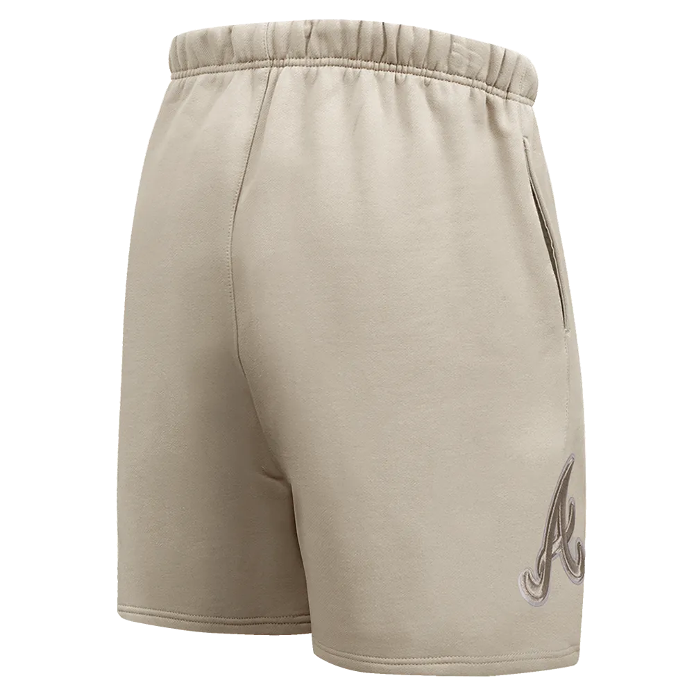 MLB ATLANTA BRAVES NEUTRAL MEN'S SHORT (TAUPE)