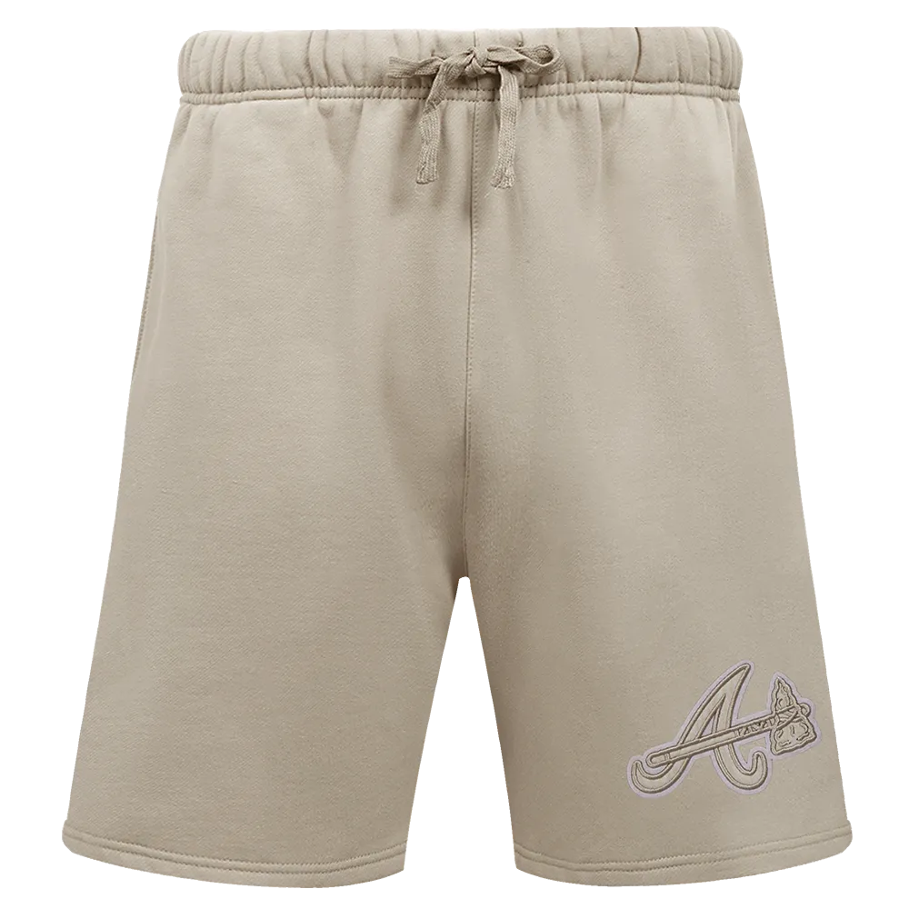 MLB ATLANTA BRAVES NEUTRAL MEN'S SHORT (TAUPE)