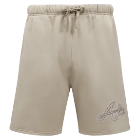 MLB ATLANTA BRAVES NEUTRAL MEN'S SHORT (TAUPE)