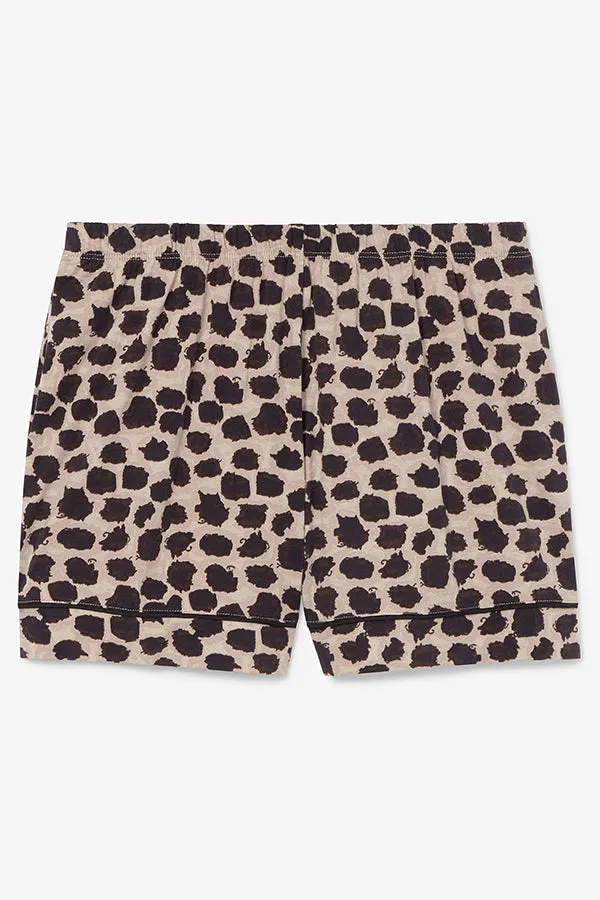 M.M. x Petite Plume Long Sleeve Short Set :: Sahara Print