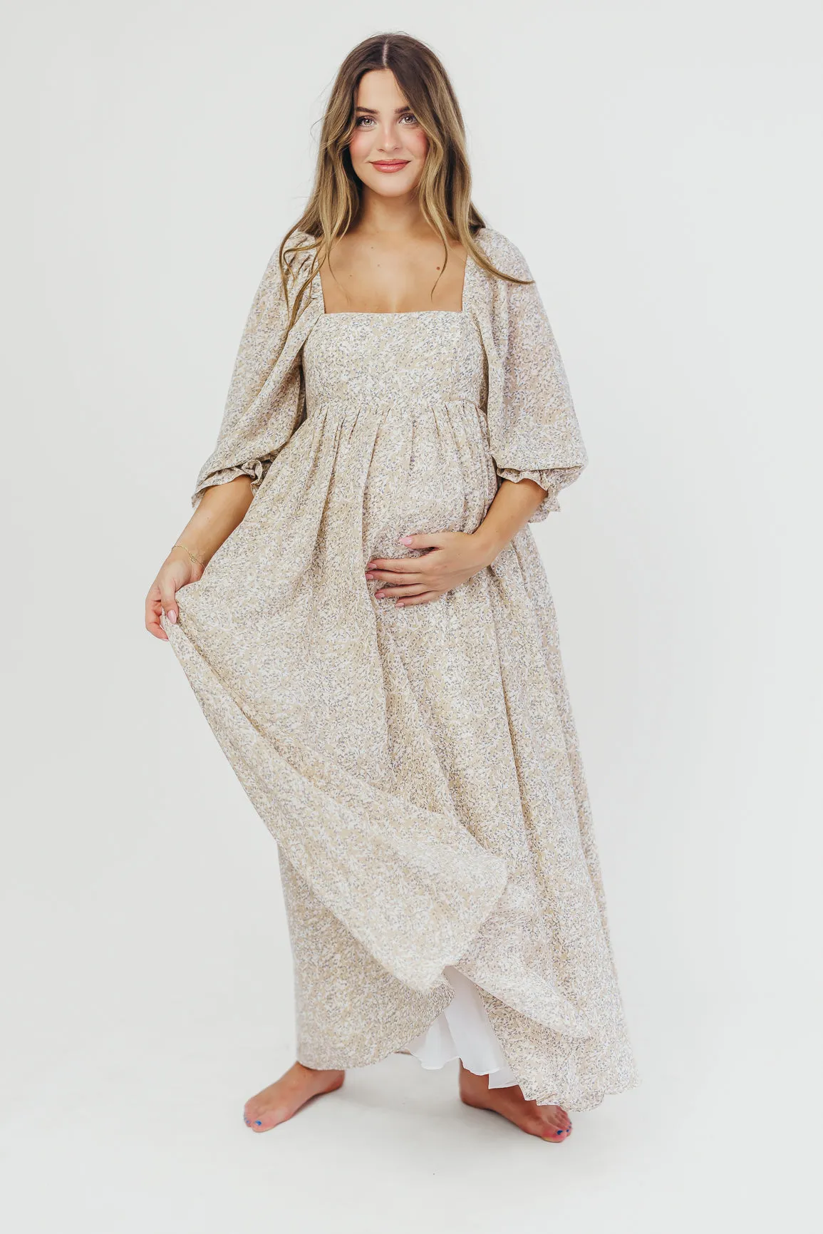 Mona 'Love Story' Maxi Dress - Bump Friendly and Inclusive Sizing (S-3XL)