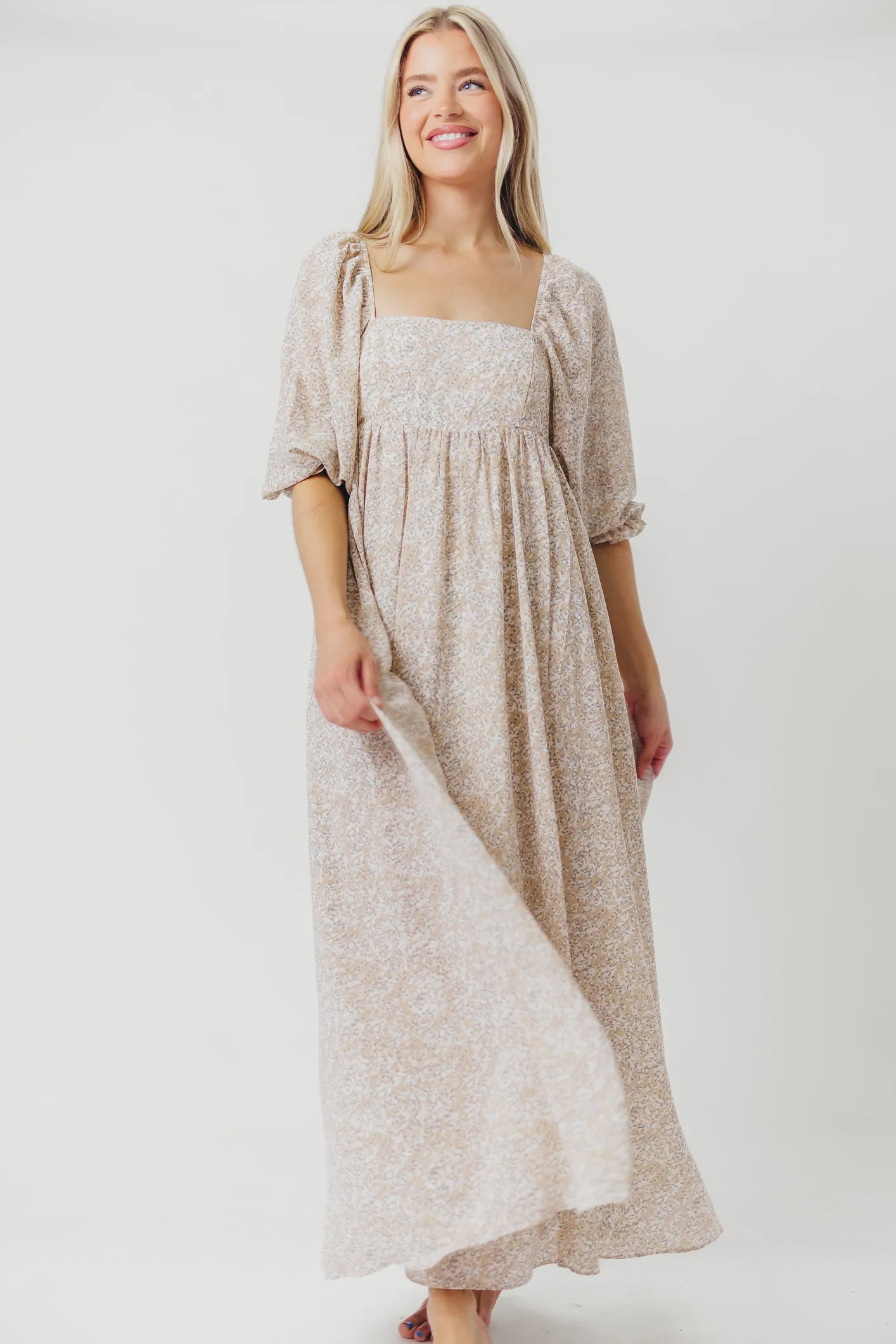 Mona 'Love Story' Maxi Dress - Bump Friendly and Inclusive Sizing (S-3XL)