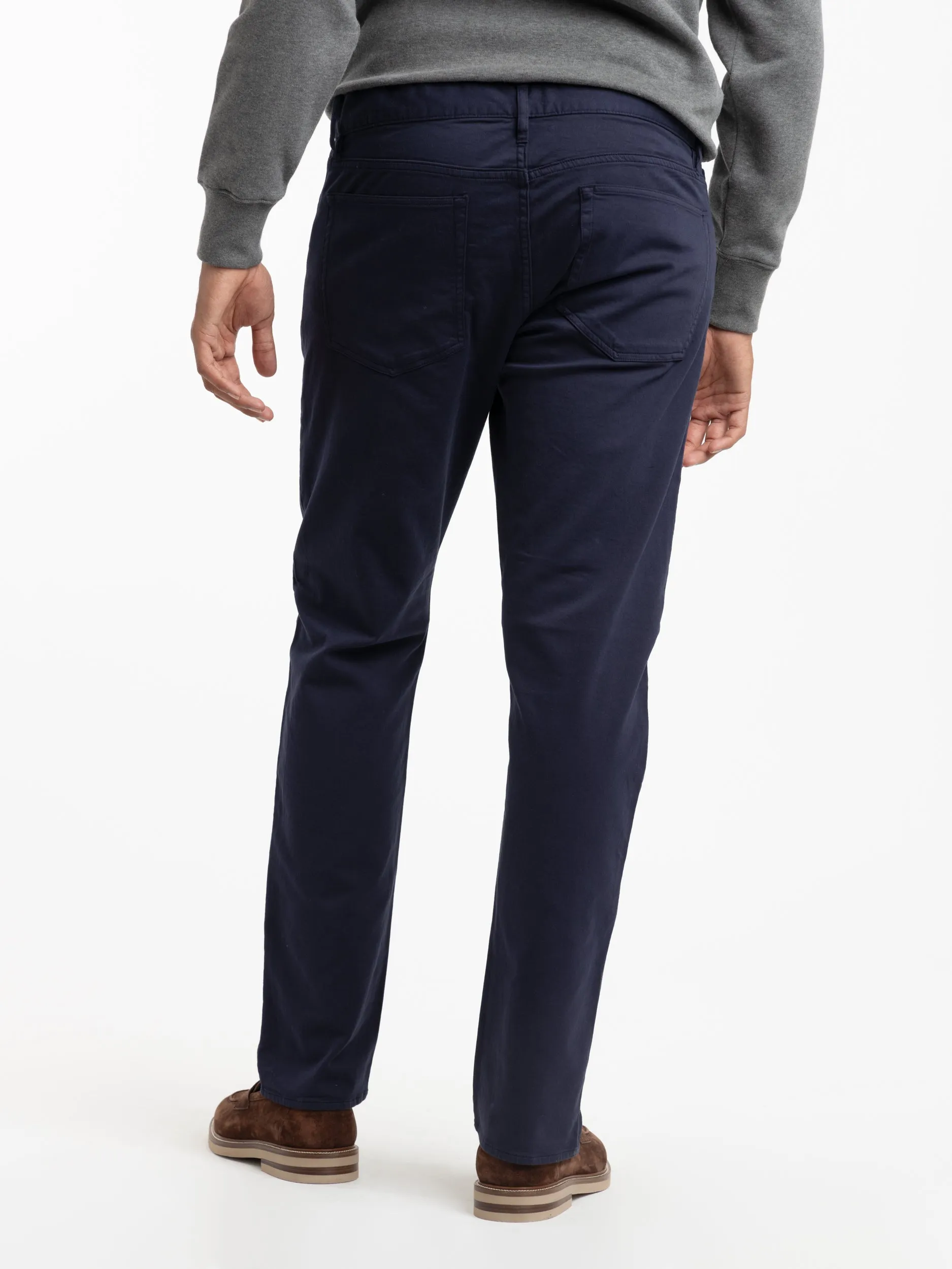 Navy Straight Fit Chino Pants