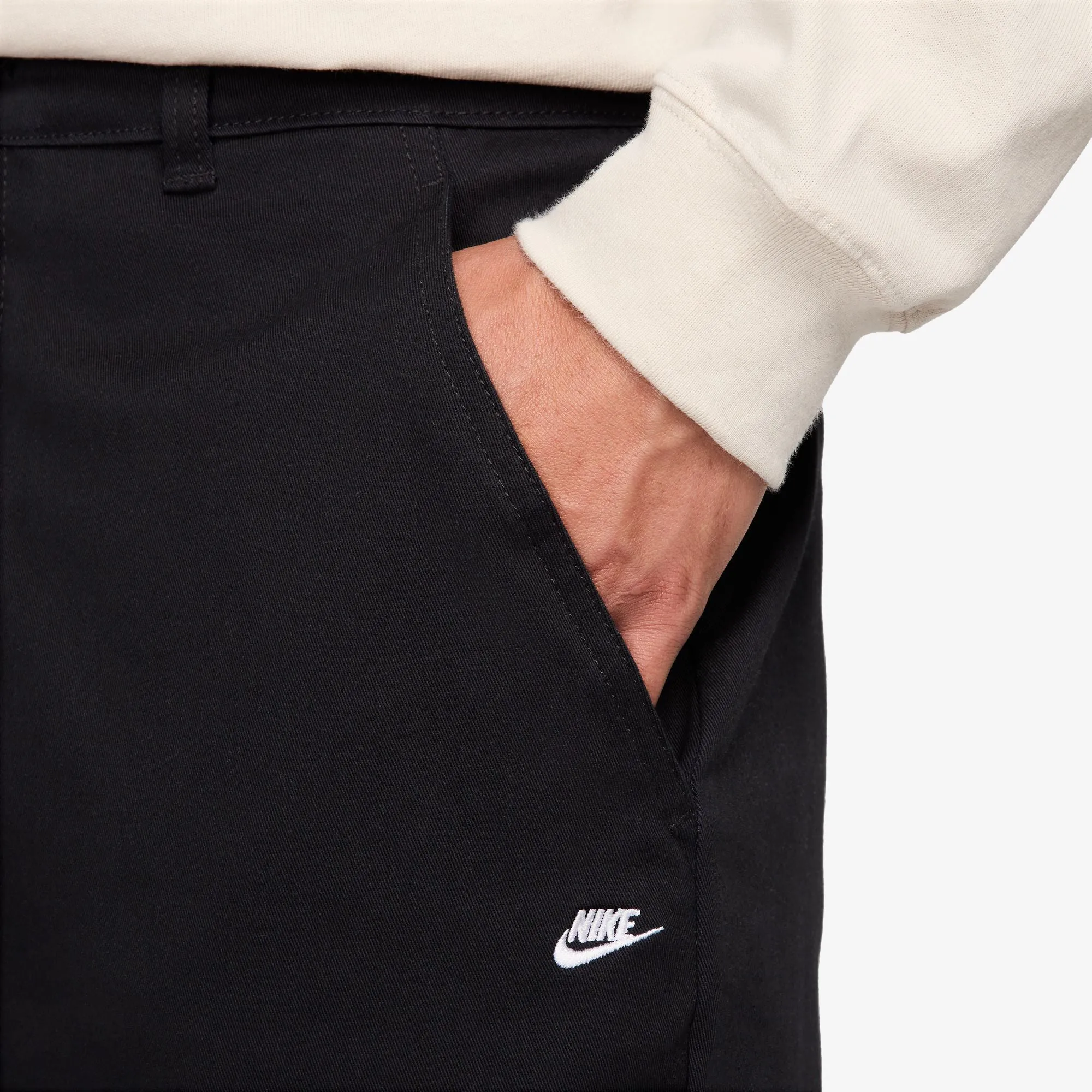 NIKE | LIFE EI CHINO PANTS { BLACK/WHITE