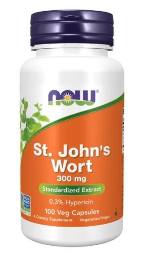 Now Foods St. John's Wort 300mg Extract 100 Capsule