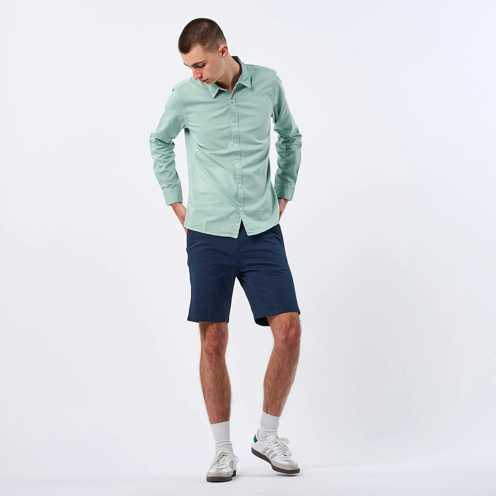 Omnitau Men's Prepster Organic Cotton Chino Shorts - Navy