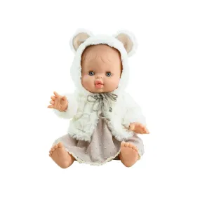 Paol Dress & Fur Bear Hooded Jacket Gordis Doll Clothing