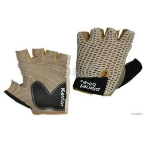 Planet Bike Taurus Fingerless Cycling Glove: Tan, SM