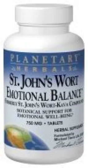 Planetary Herbals St. John's Wort Emotional Balance 120 Tablet