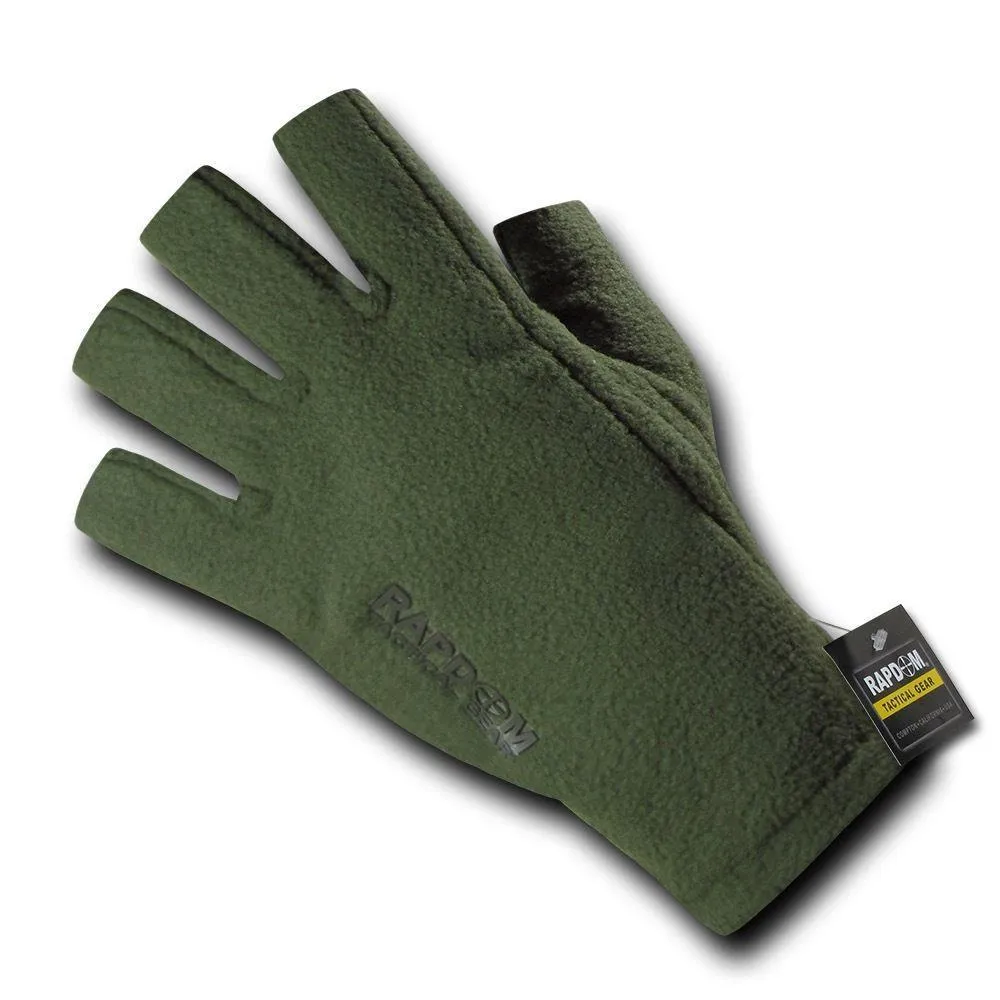 Polar Fleece Half Finger Winter Outdoor Military Patrol Army Gloves