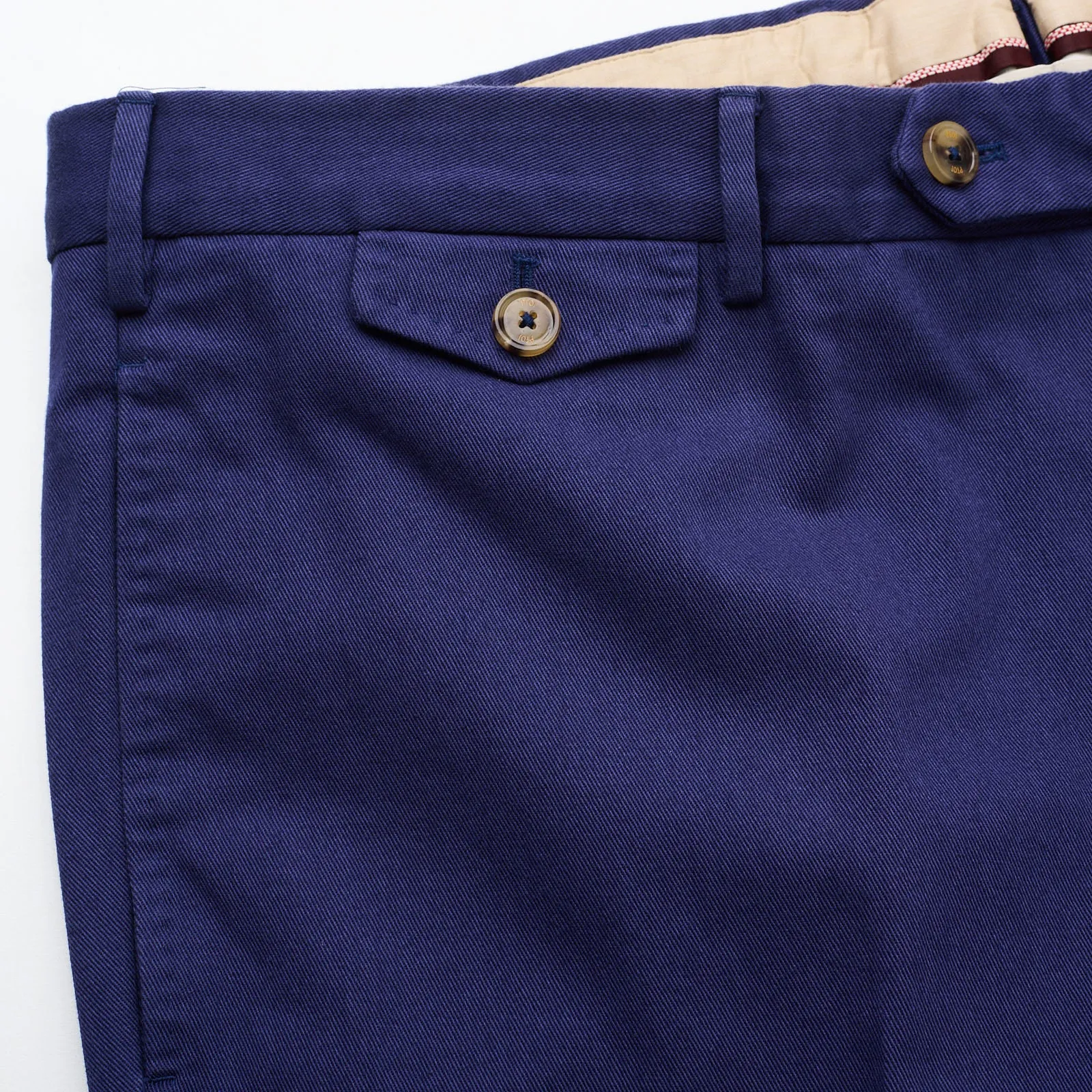 PT01 PANTALONI TORINO Indigo Purple "Sharp Fit" Chino Pants NEW