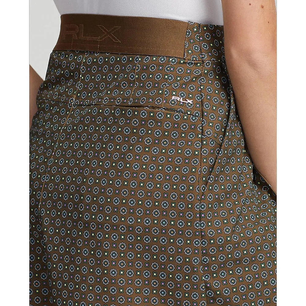 RLX Ralph Lauren Women's Performance Printed Pleated Golf Shorts - Tile Petals