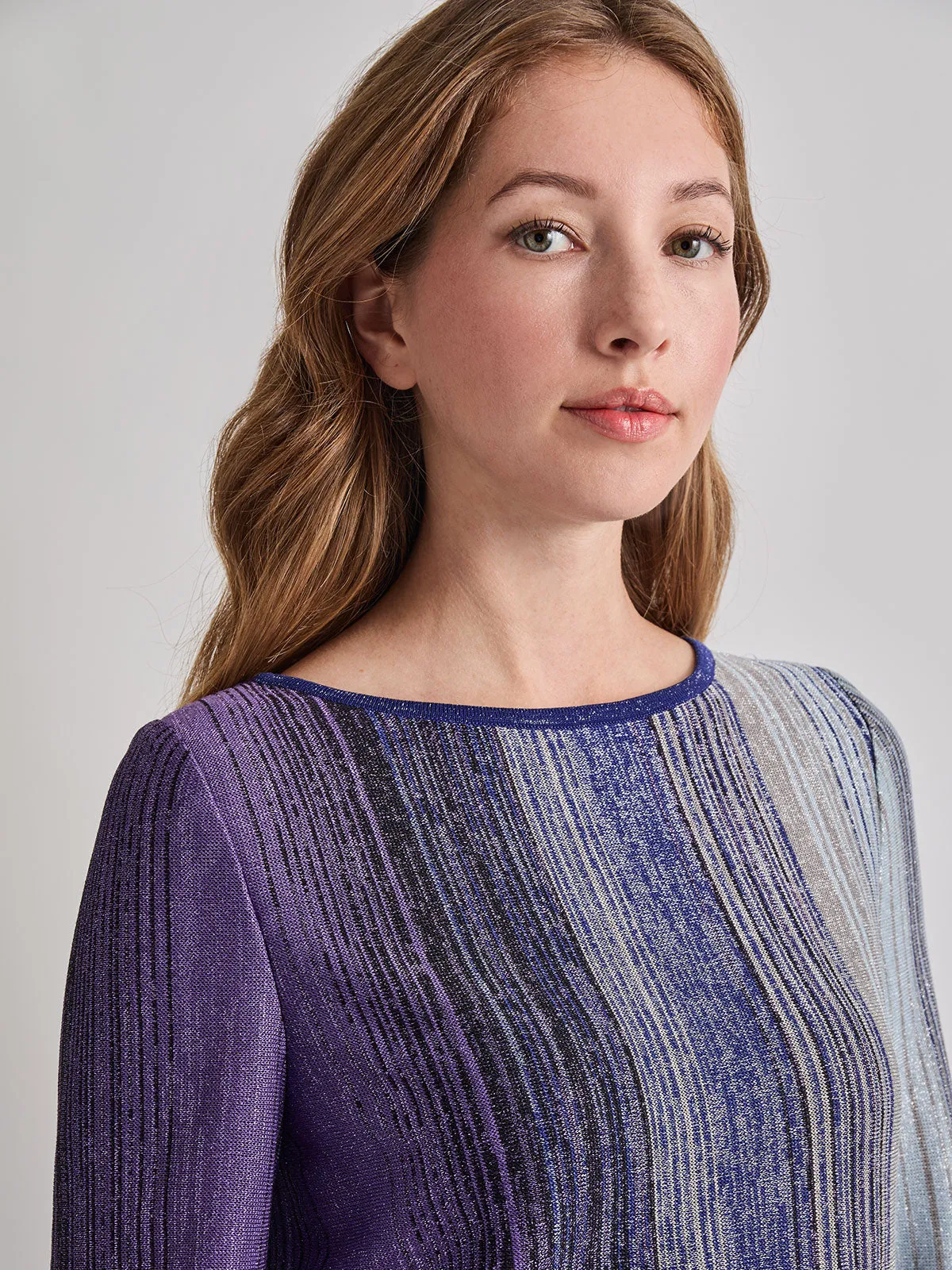 Shimmer Lurex Knit Tunic