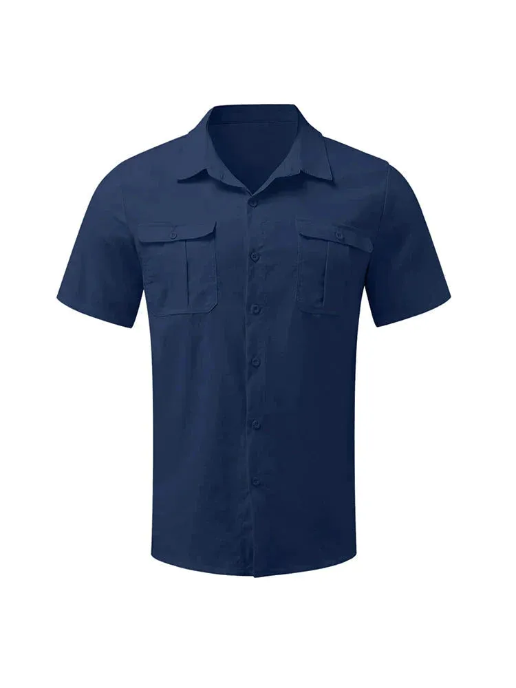 Short Sleeve Shirt With Pockets