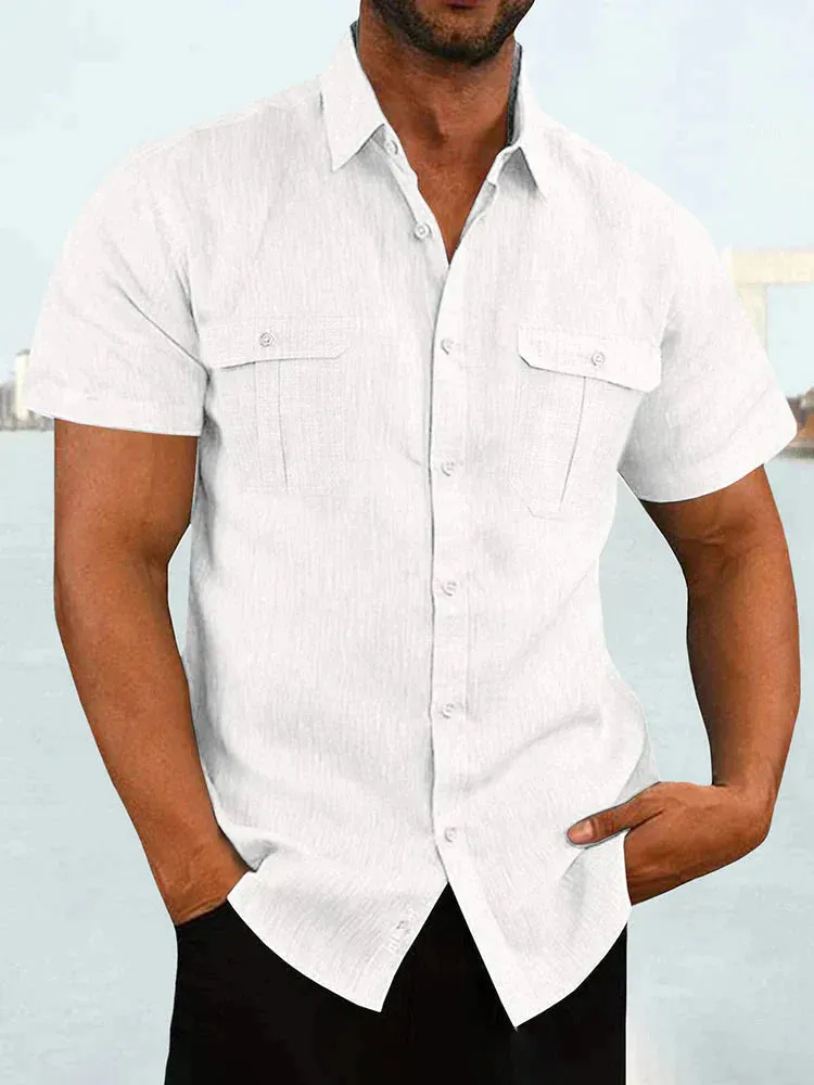 Short Sleeve Shirt With Pockets