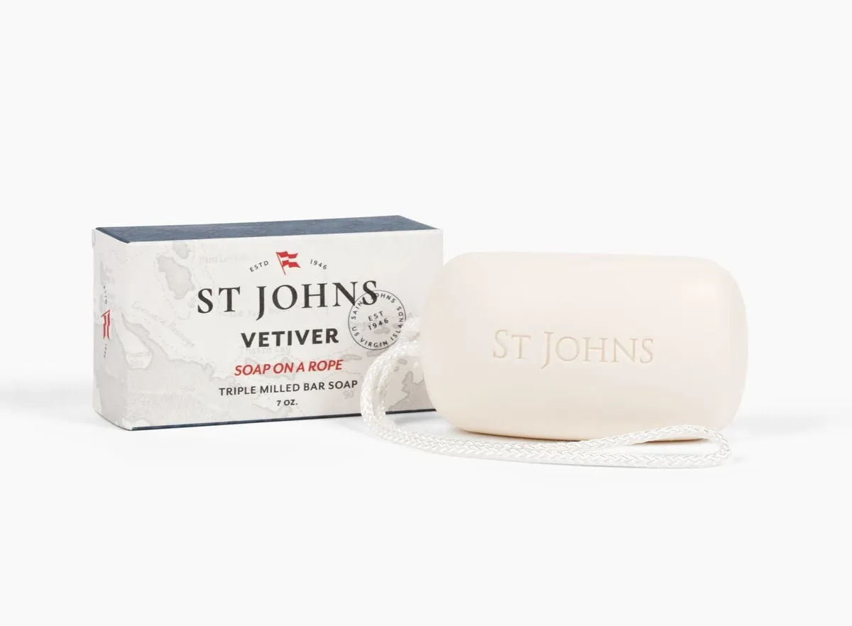 St. Johns Fragrance - Bar Soap on a Rope - Vetiver