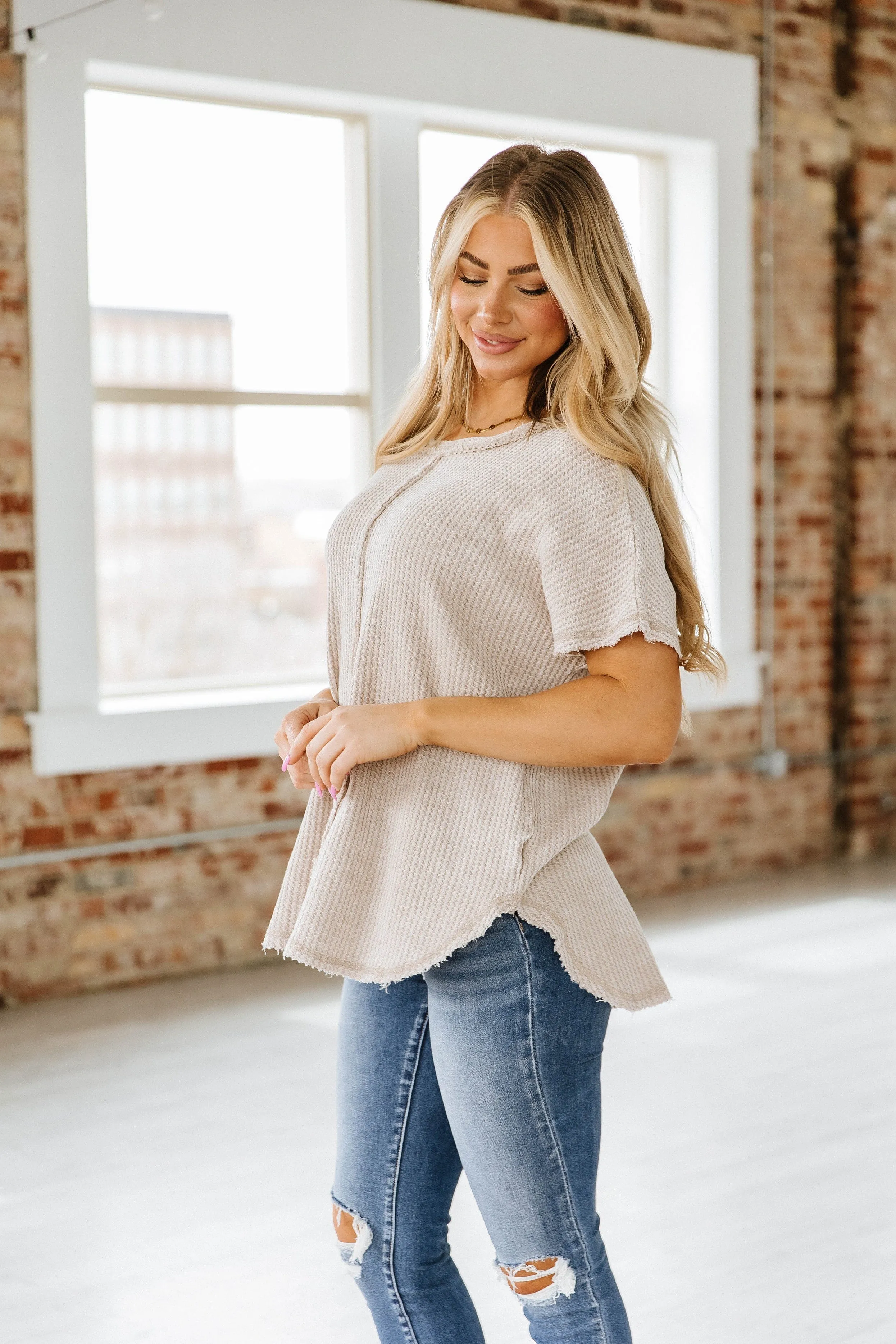 Stanton Washed Waffle Tunic | S-XL