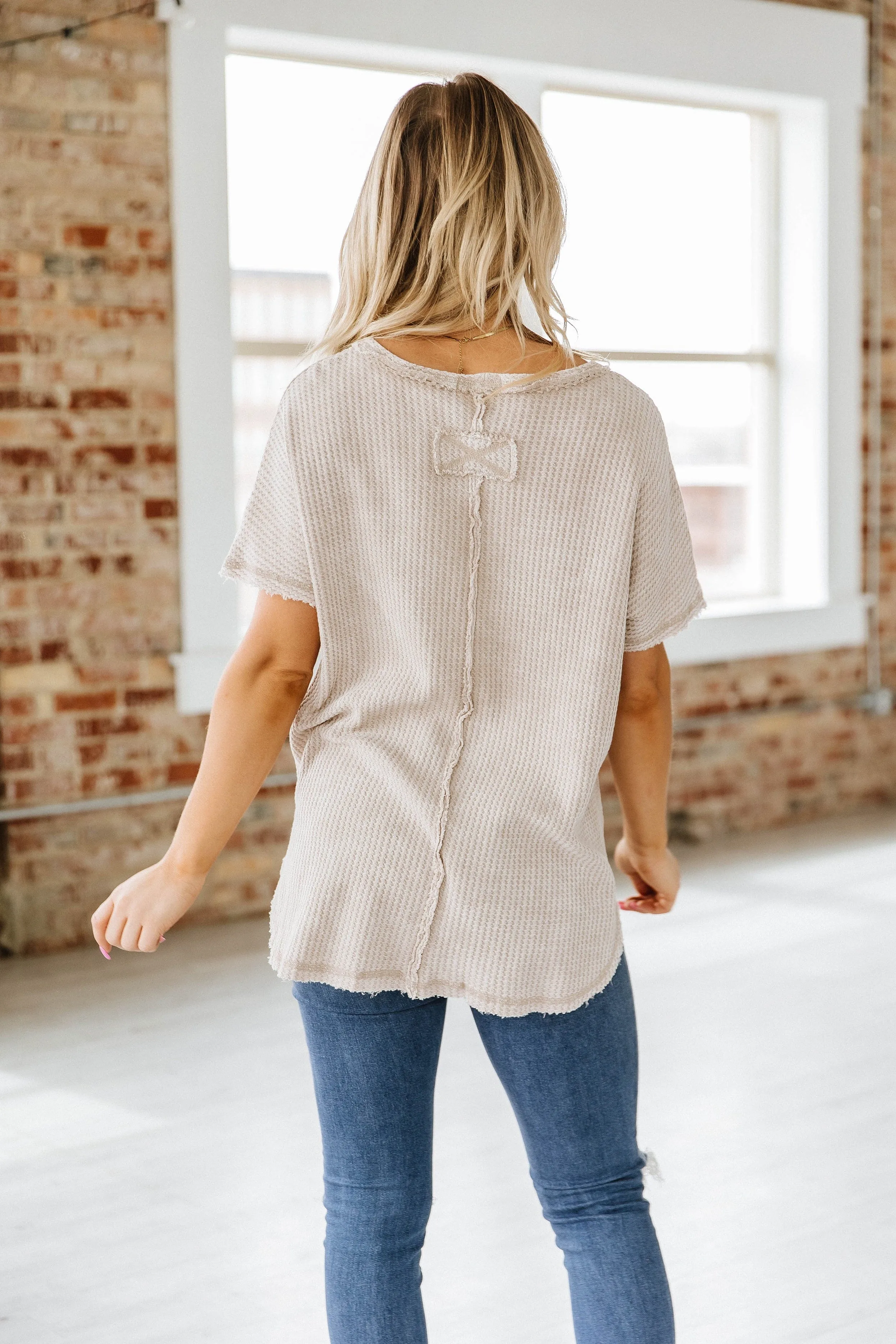 Stanton Washed Waffle Tunic | S-XL