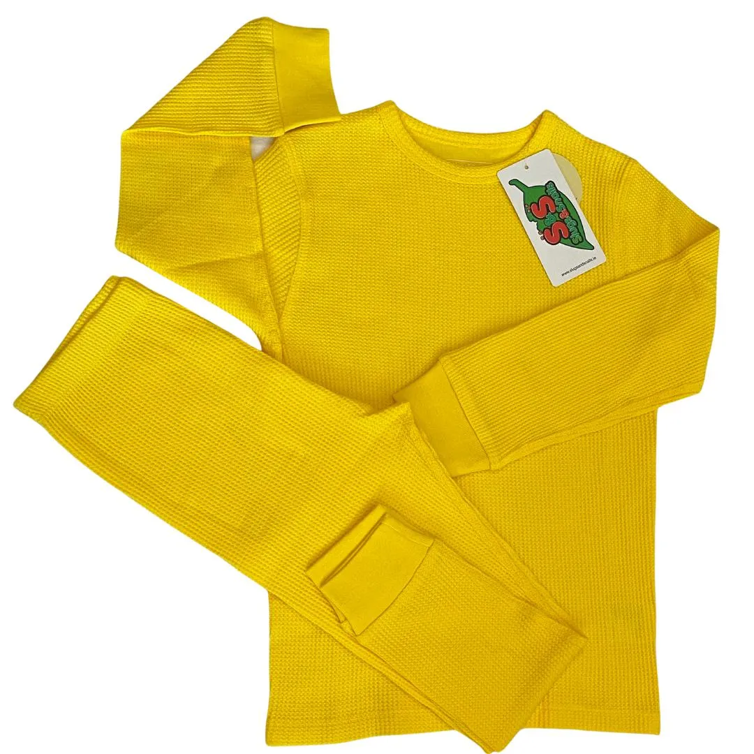 Sunflower Yellow Waffle Set