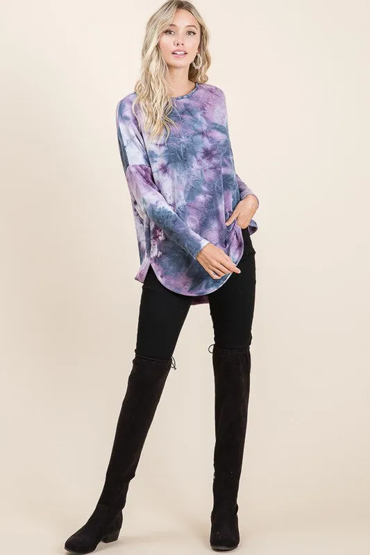 Tempt Me Tie Dye Tunic Top