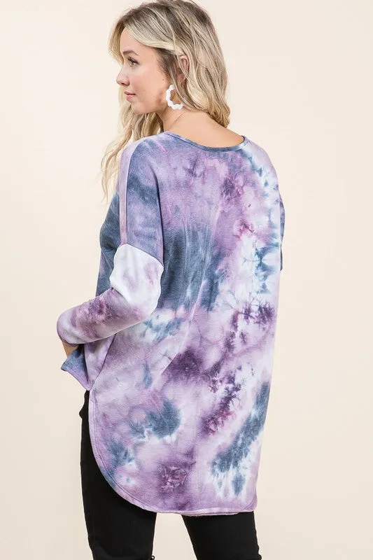 Tempt Me Tie Dye Tunic Top