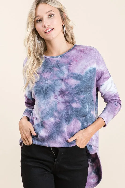 Tempt Me Tie Dye Tunic Top