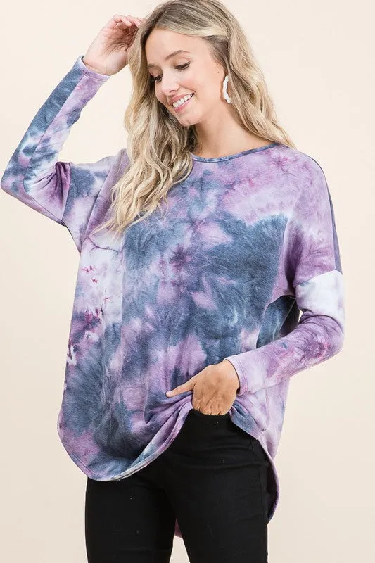 Tempt Me Tie Dye Tunic Top