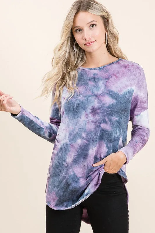 Tempt Me Tie Dye Tunic Top