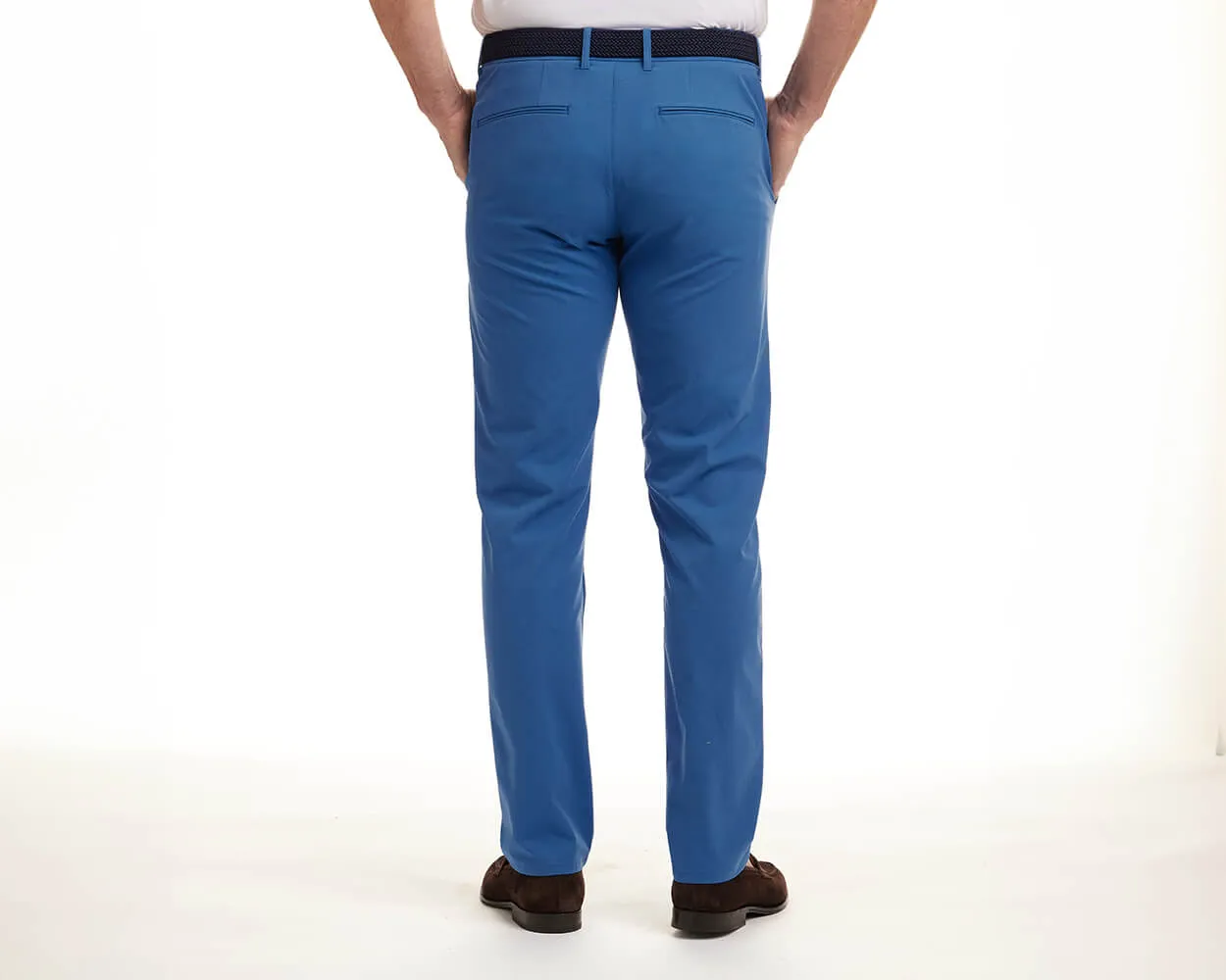 The Garvey Pant: Maidstone Blue 34" Length