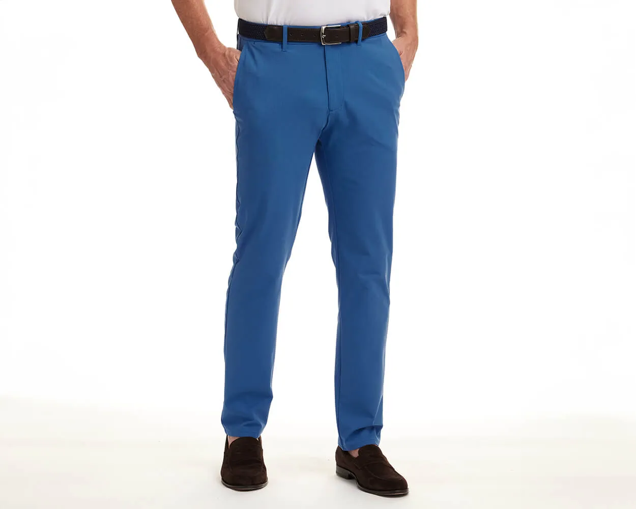 The Garvey Pant: Maidstone Blue 34" Length