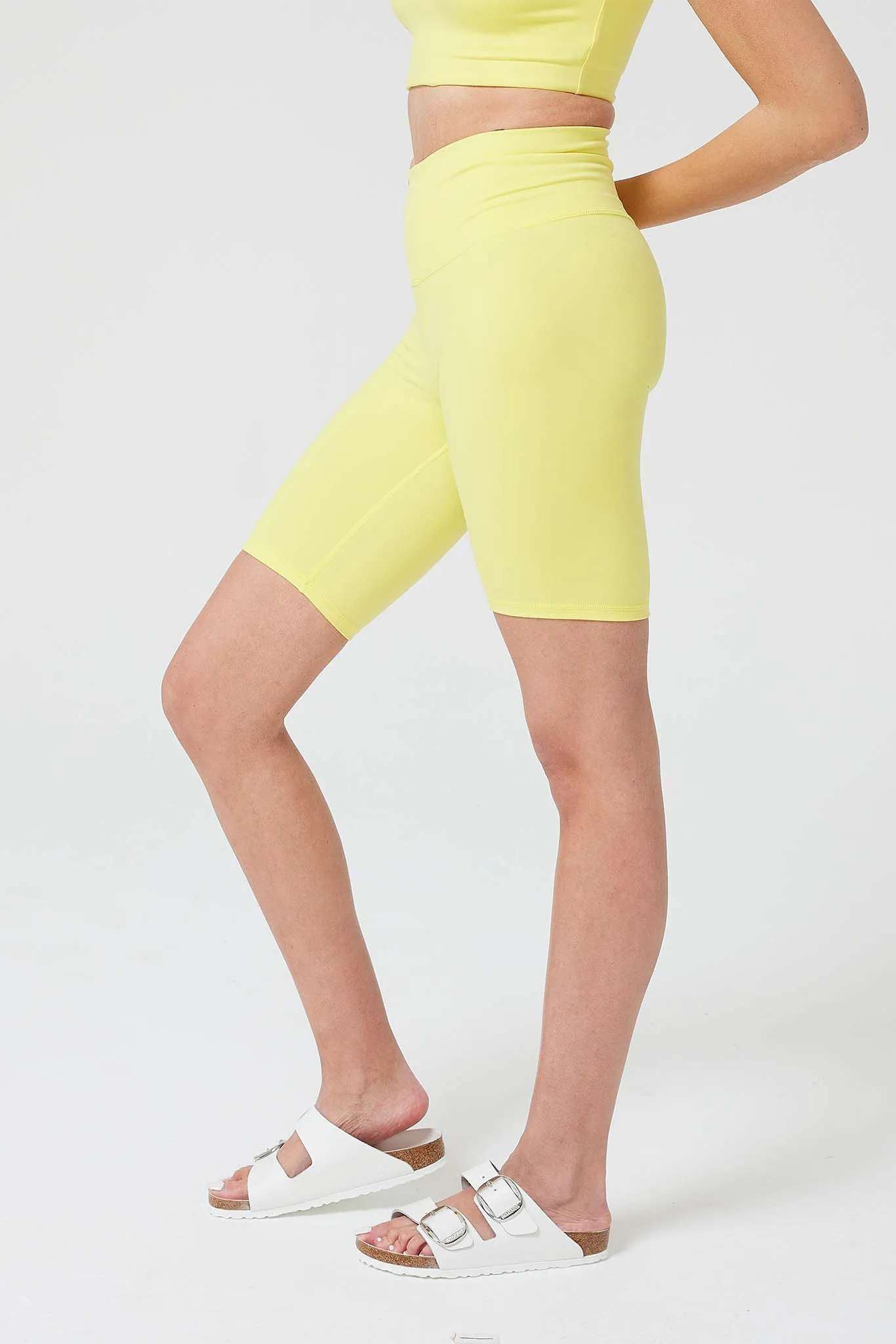 TLC Bike Shorts in Lemon