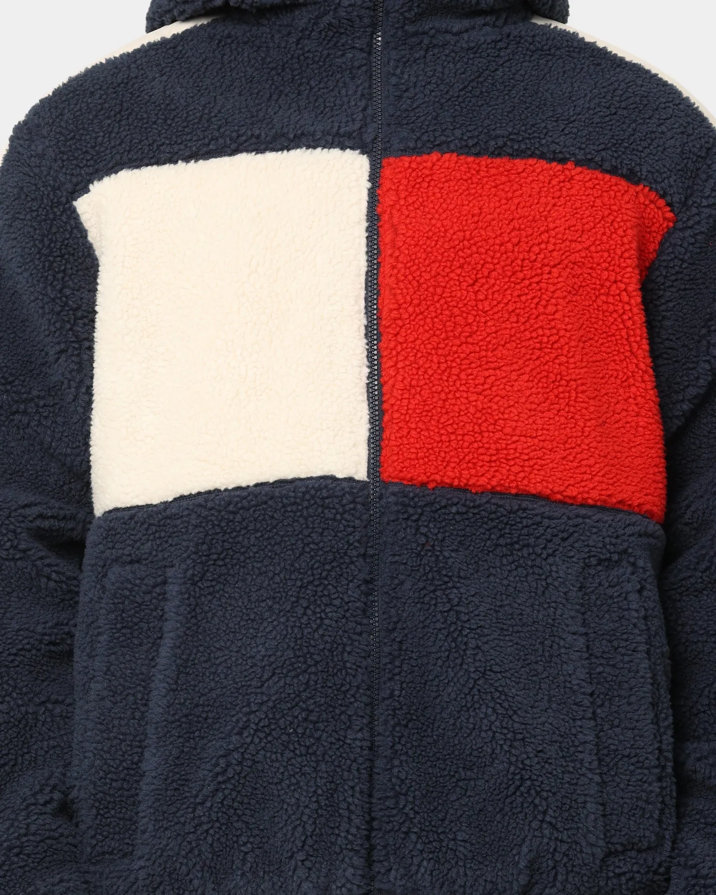 Tommy Jeans TJM Reversible Sherpa Jacket Twilight Navy/Multi-Coloured