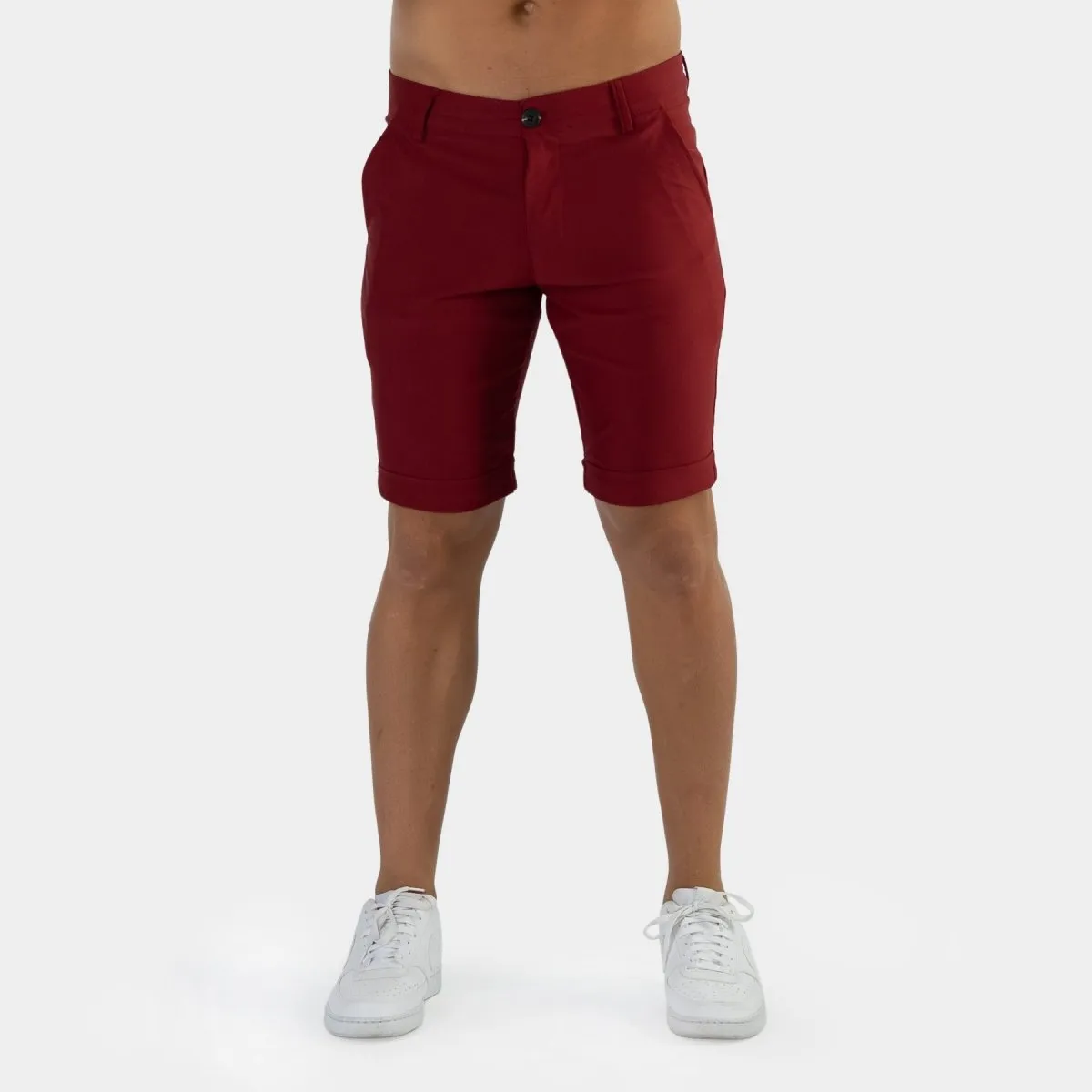 Ultra-Stretch 9” Chino Shorts - Burgundy