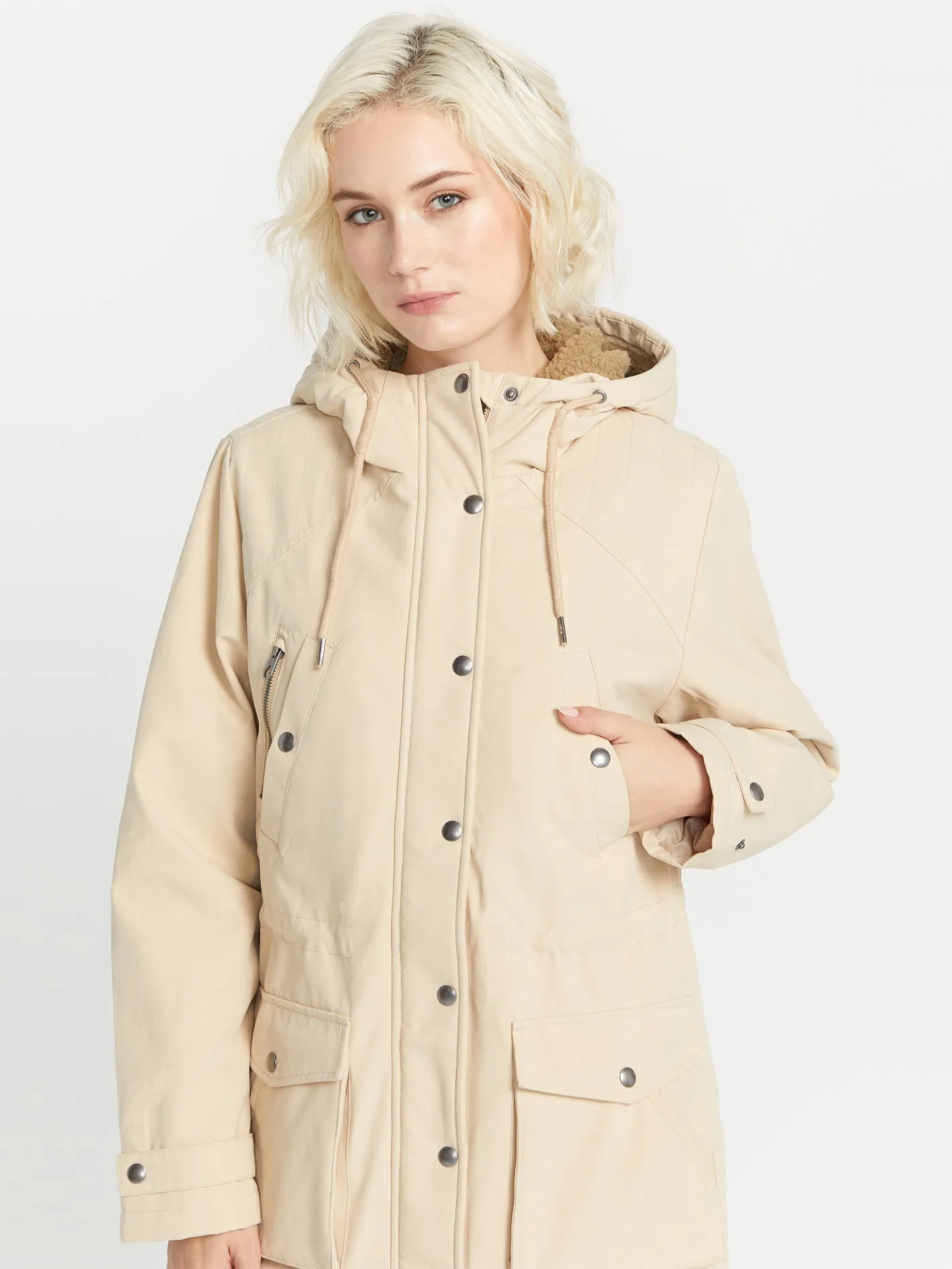 Walk On By 5K Parka Jacket - Khaki