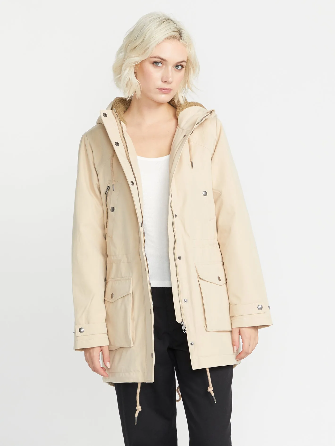 Walk On By 5K Parka Jacket - Khaki