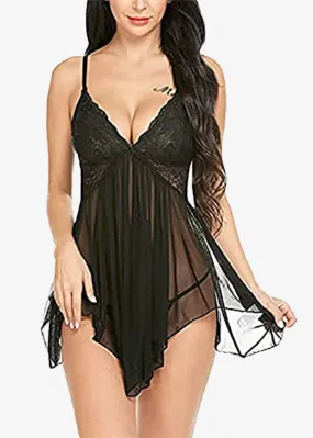 Women's Babydoll Nightwear Dress, Honeymoon Lingerie