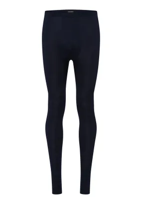 Woolen Silk M Long Leg | Deep Navy 73412-1610