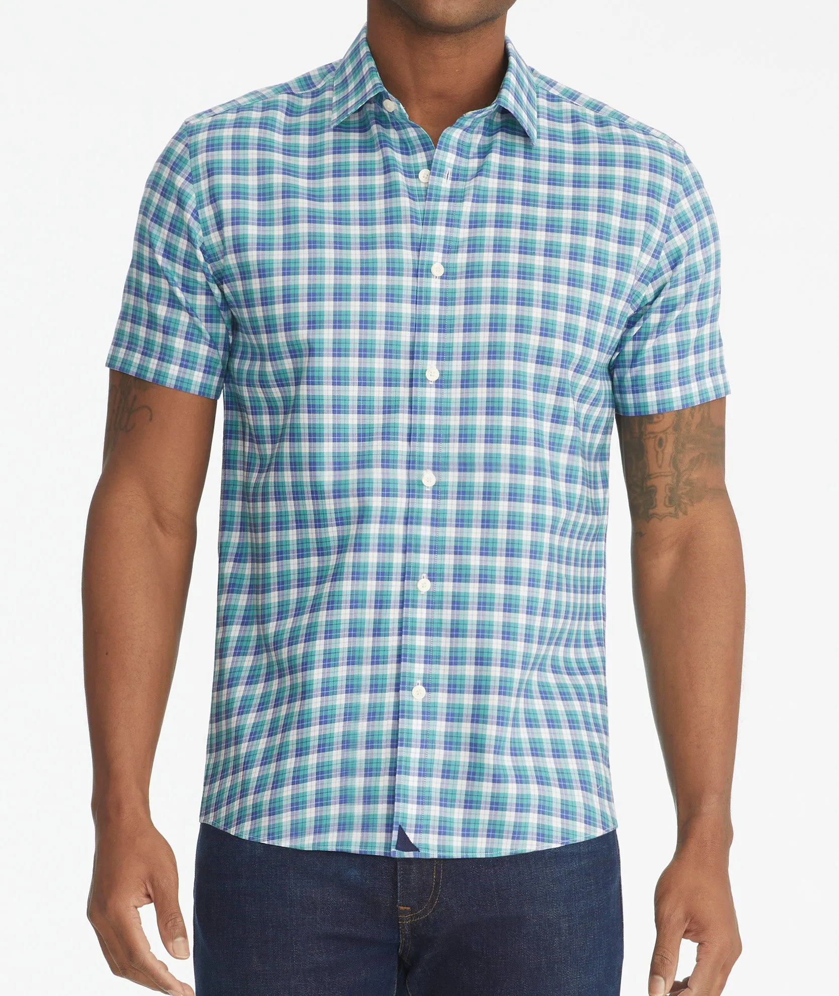 Wrinkle-Free Short-Sleeve Dameron Shirt - FINAL SALE